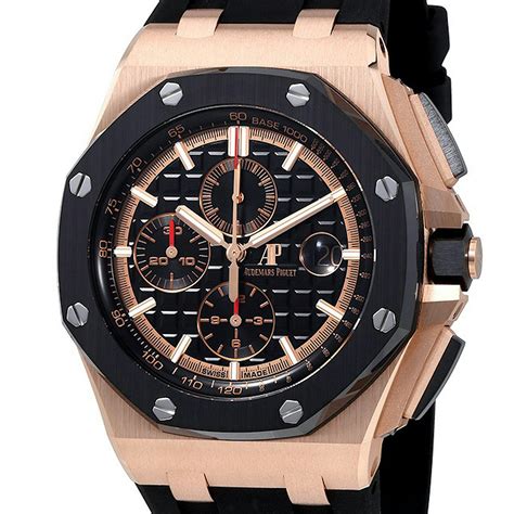 audemars piguet royal oak offshore schwarz rosegold|audemars royal oak offshore price.